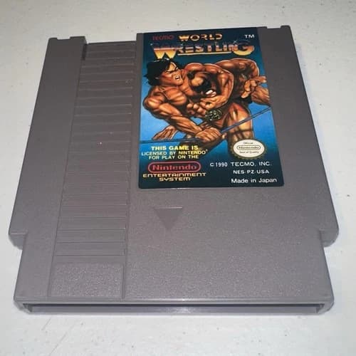 Tecmo World Wrestling NES Video Game CARTRIDGE ONLY Ships Fast