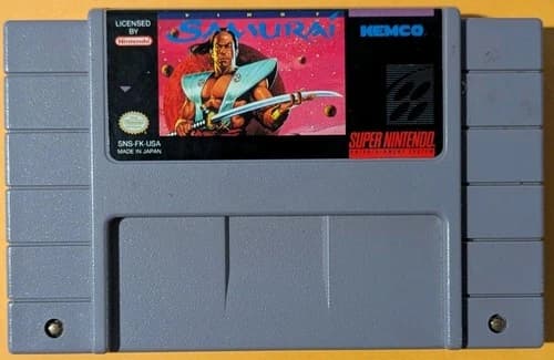 *AS-IS* First Samurai (Super Nintendo Entertainment System, 1993 SNES) Authentic