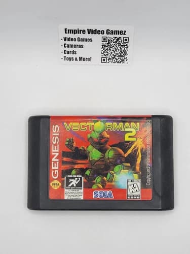 Vectorman 2 (Sega Genesis, 1996) - Cartridge Only - Tested, Working