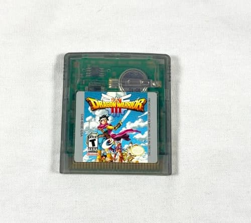 Dragon Warrior 3 Nintendo Game Boy Color - Cartridge Tested & Authentic