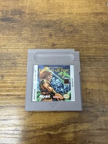Fortress of Fear: Wizards or Warriors X Game Boy Original Nintendo GB Authentic
