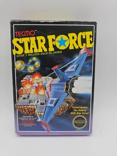 Star Force (Nintendo Entertainment System, 1987)CIB!