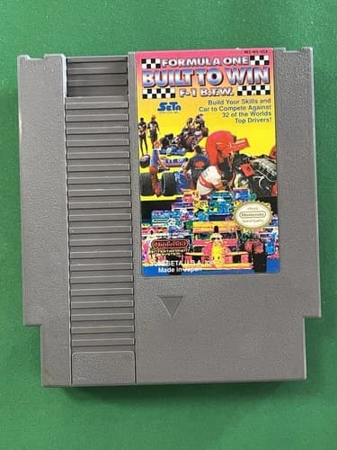 Formula One: Built to Win Nintendo NES Cartridge Only Tested Working
