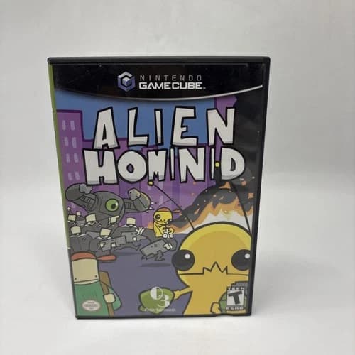 Alien Hominid (Nintendo GameCube, 2004) CIB Tested & Working!