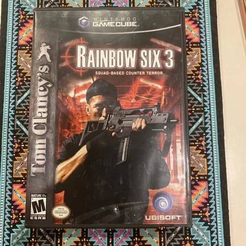 Tom Clancy's Rainbow Six 3 (Nintendo GameCube, 2004) Complete With Manual