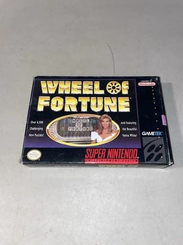 Wheel of Fortune (Super Nintendo Entertainment System, 1992) Cib
