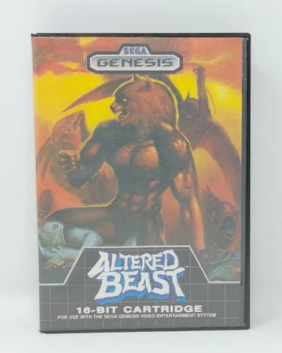 Altered Beast (Sega Genesis, 1989) CIB Complete In Box With Manual - Clam Shell