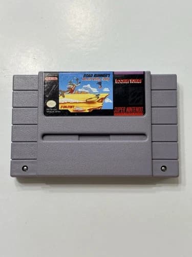 Road Runner's Death Valley Rally (Super Nintendo SNES, 1992) Cartridge Only