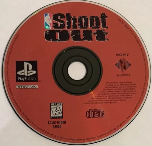 NBA ShootOut (Sony PlayStation 1, PS1) DISC ONLY | NO TRACKING | M1574