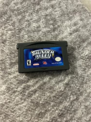 Nintendo Game Boy Advance Thunder Alley Authentic Tested & Working Official