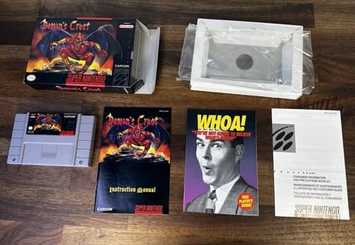 Demon’s Crest Super Nintendo SNES Authentic Complete CIB