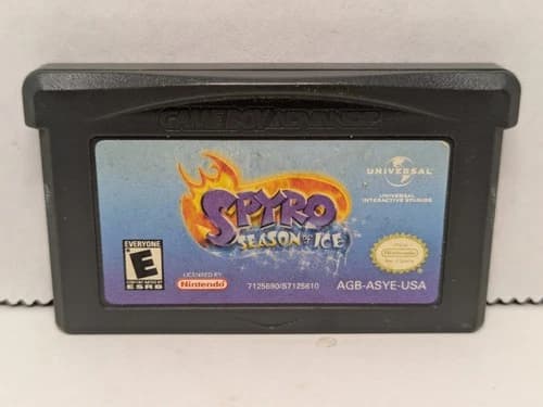 Spyro: Season of Ice (Nintendo GameBoy Advance, GBA, 2001) Authentic Tested
