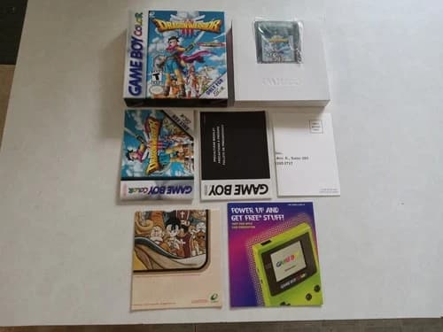 Gameboy Color Dragon Warrior 3 100% CIB Complete All Inserts!! HIGH GRADE!!