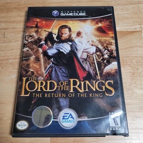 Lord of the Rings: The Return of the King Nintendo GameCube CIB w Manual Tested