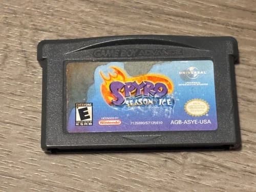 Spyro Season of Ice Nintendo Game Boy Advance GBA Cleaned & Tested Authentic