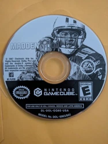 Madden NFL 08 (Nintendo GameCube, 2007)