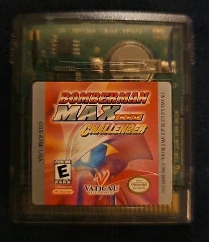 Bomberman Max Red Challenger (Nintendo GameBoy Color, 2000) Cartridge Only
