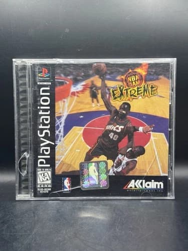 NBA Jam Extreme (Sony PlayStation 1, 1996) Black Label CIB Tested & Working