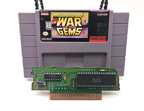 Marvel Super Heroes War of the Gems Super Nintendo Snes Cleaned Tested Authentic