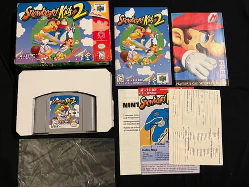 Snowboard Kids 2 (Nintendo 64, 1999) Box Manual Complete CIB N64