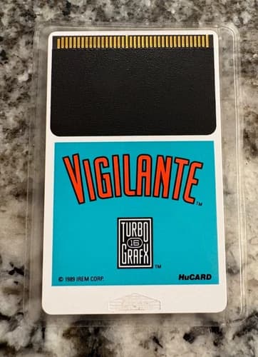 TurboGrafx-16 Vigilante HuCard Only Working Tested