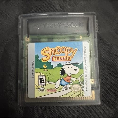 Nintendo Snoopy Tennis Game Boy Color 1999 Sports NTSC-U/C Nintendo