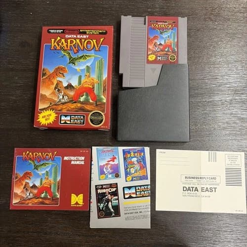 Nes Karnov Complete In Box