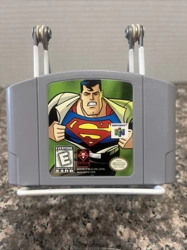 Superman 64 (Nintendo 64, 1999) N64 - Authentic - Tested - Works!
