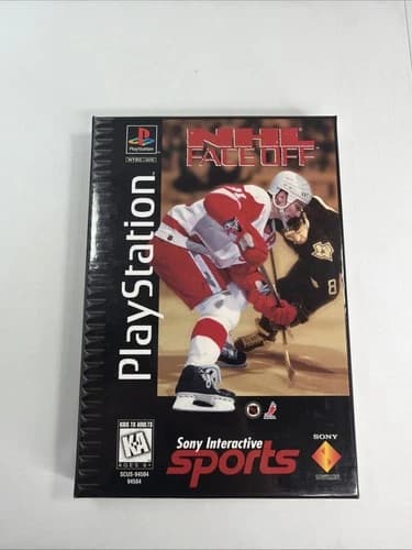 NHL FaceOff (Sony PlayStation 1 PS1, 1995) PS1 Longbox Tested Complete