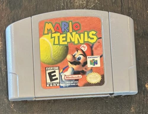Mario Tennis Authentic Nintendo N64 Cartridge Tested & Working