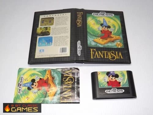 Fantasia - COMPLETE BOX - Sega Genesis - 35a