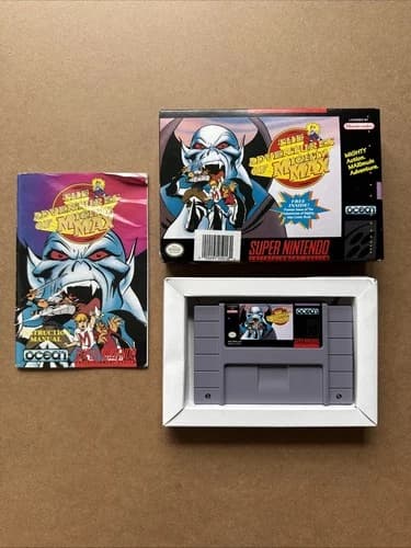 The Adventures Of Mighty Max SNES CIB Tested