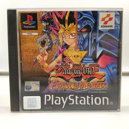 YU GI OH! FORBIDDEN MEMORIES - ITALIAN EDITION - PS1 PLAYSTATION 1 - TESTED