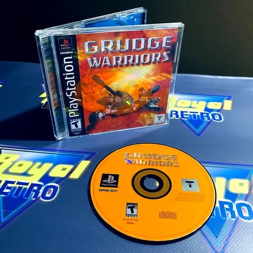 Grudge Warriors (Sony PlayStation 1 PS1, 2000) CIB Complete Black Label