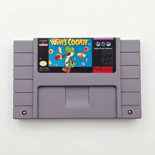 Yoshi's Cookie Super Nintendo SNES Authentic Tested Cartridge Only