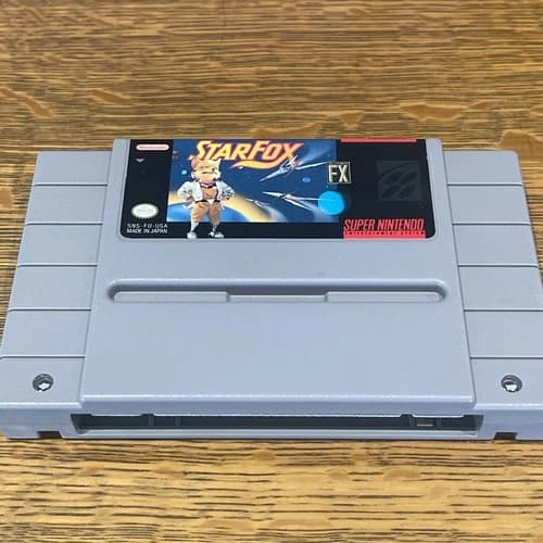 Star Fox Super Nintendo SNES Authentic & Tested Very Clean Label