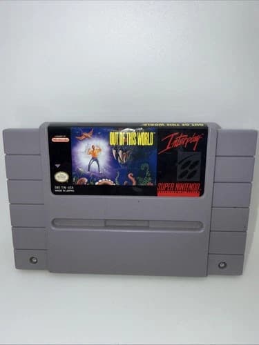 Out of This World | Super Nintendo SNES Authentic Cartridge