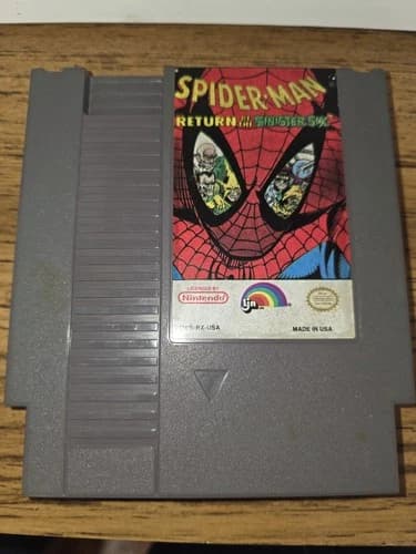Spider-Man: Return of the Sinister Six Nintendo NES Loose Cartridge Tested