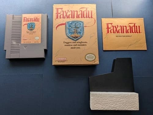 NES Faxanadu - Nintendo Complete In Box CIB - Tested