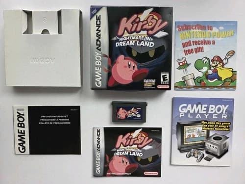 CIB - Kirby: Nightmare In Dream Land (GBA) *Authentic, Tested, See Pics*