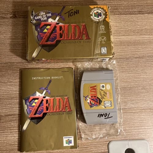 Zelda Ocarina of Time - Nintendo 64 [N64] NA (1999) CIB, Authentic, Tested