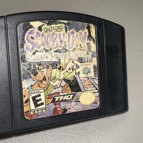 Scooby-Doo Classic Creep Capers (Nintendo 64, 2001) N64 THQ Authentic Cartridge