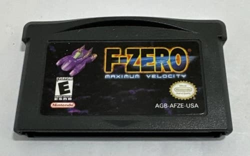 F-Zero Maximum Velocity GBA Gameboy Advance Cart Only Authentic (Tested Works)