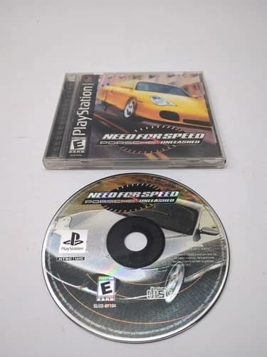 Sony Playstation 1 PS1 Need For Speed Porsche Unleashed CIB EXCELLENT DISC