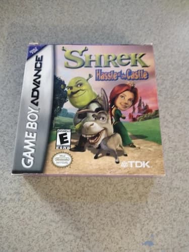 Shrek: Hassle at the Castle (Nintendo Game Boy Advance, 2002) CIB