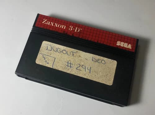 Zaxxon 3-D (Sega Master System, 1988) SMS Cart Only Authentic Tested/Working