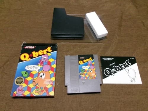 #622 Q*bert NES Nintendo CIB Authentic! CIrcle Seal! SUPER NICE!