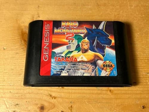 King of the Monsters 2 (Sega Genesis, 1994) Authentic Cart Only Tested S/Free