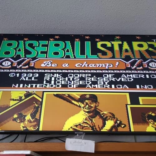 Baseball Stars (Nintendo NES, 1989) Authentic tested