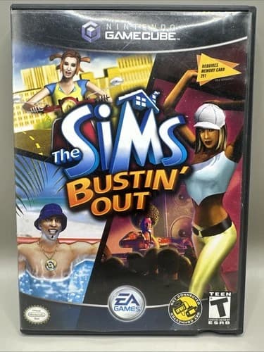 Sims Bustin' Out (Nintendo GameCube, 2003) Tested